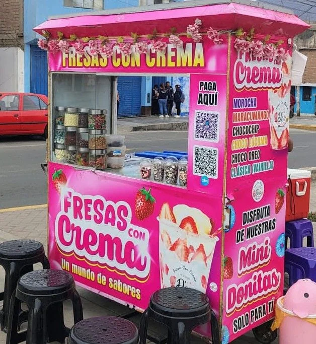 Puesto original de D'Eli Fresa en Ancón
